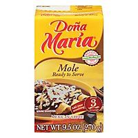 DONA MARIA Sauce Mexican Mole Ready to Serve Brick - 9.5 Oz - Image 1