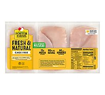 Foster Farms Fresh & Natural Boneless Skinless Chicken Breasts Individually Wrap - 4.00 LB