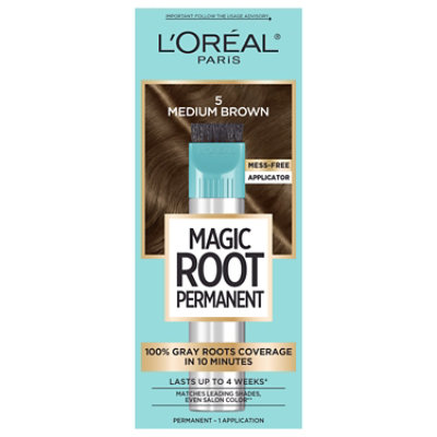 Root Rescue Hair Color With Quick Precision Applicator Medium Brown 5 - Each - Image 2