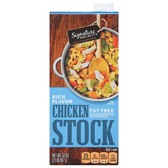 Signature SELECT Cooking Stock Chicken - 32 Oz