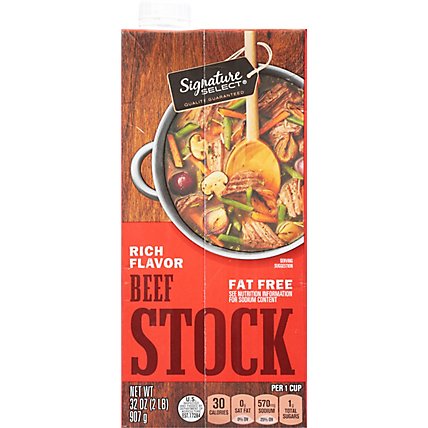 Signature SELECT Cooking Stock Beef - 32 Oz - Image 6