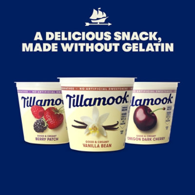 Tillamook Low Fat Oregon Dark Cherry Good And Creamy Yogurt - 6 Oz - Image 4