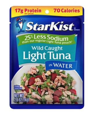 StarKist Tuna Chunk Light in Water Low Sodium - 2.6 Oz - Image 1