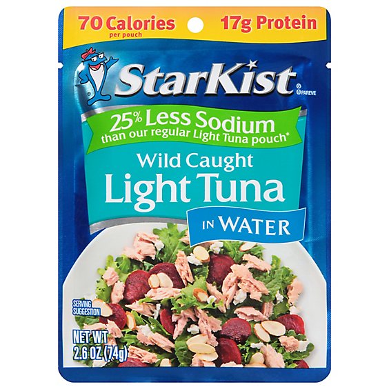StarKist Tuna Chunk Light in Water Low Sodium - 2.6 Oz