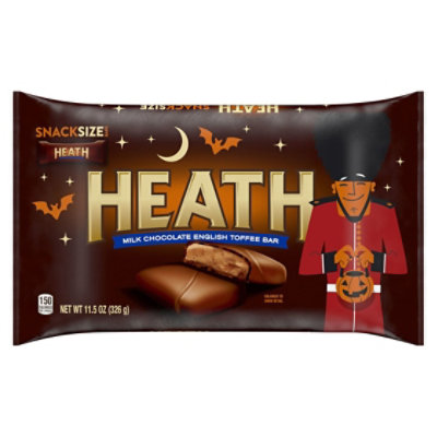 HEATH Chocolatey English Toffee Snack Size Halloween Candy Bag - 11.5 Oz - Image 3