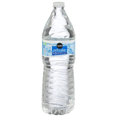 Signature SELECT Refreshe Purified Drinking Water - 33.8 Fl. Oz. - Image 1