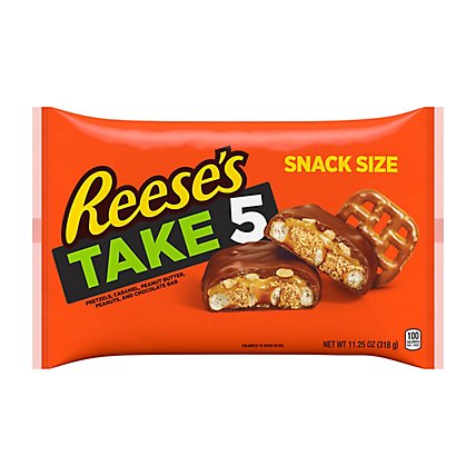 Reeses Candy Bar Take 5 Snack Size - 11.25 Oz - Image 2
