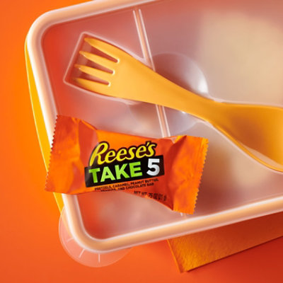 Reeses Take 5 Pretzel Peanut And Chocolate Snack Size Halloween Candy Bag - 11.25 Oz - Image 4