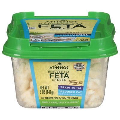 Athenos Cheese Feta Crumbled Reduced Fat - 5 Oz - Image 2