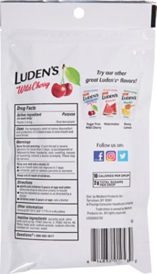 Ludens Pectin Lozenge Throat Drops Wild Cherry - 30 Count - Image 5