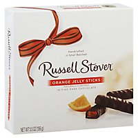 Russell Stover Dark Chocolate Orange Jelly Strings - 5.5 Oz - Image 1