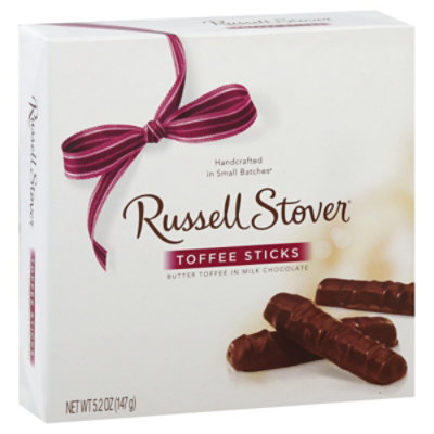 Russell Stover Milk Chocolate Toffee Sticks - 5.2 Oz