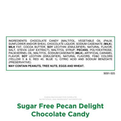 Russell Stover Sugar Free Pecan Delight Chocolate Candy Bag - 10 Oz - Image 4