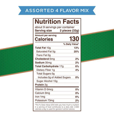 Russell Stover Sugar Free 4 Flavor Chocolate Candy Assorted Mix Bag - 10 Oz - Image 6