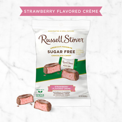 Russell Stover Chocolate Strawberry Cream Covered with Chocolate Candy - 3 Oz - Image 2