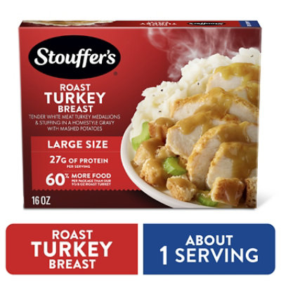 Stouffer's Roast Turkey Dinner Frozen Meal - 16 Oz - Image 1