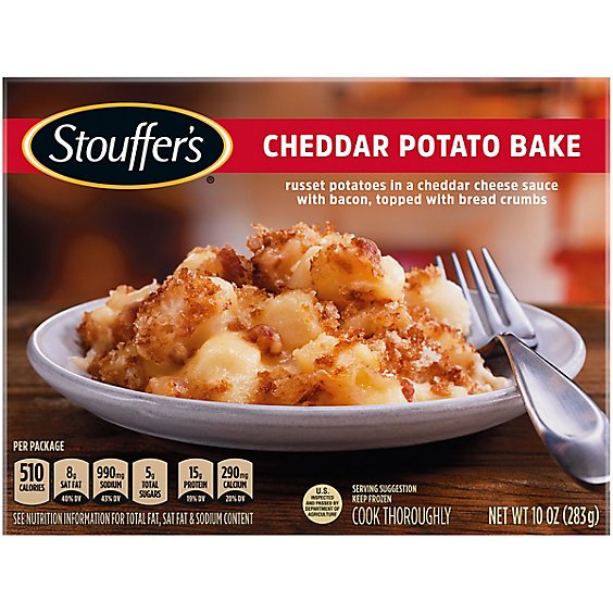 Stouffer's Cheddar Potato Bake Frozen Meal - 10 Oz