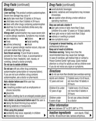 Coricidin HBP Cold & Flu Tablets - 20 Count - Image 5