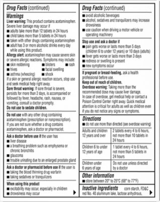 Coricidin HBP Cold & Flu Tablets - 20 Count - Image 5