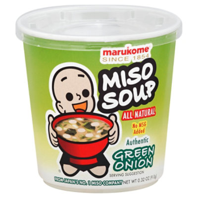 Marukame Istant Miso Soup Green Onion - .32 Oz