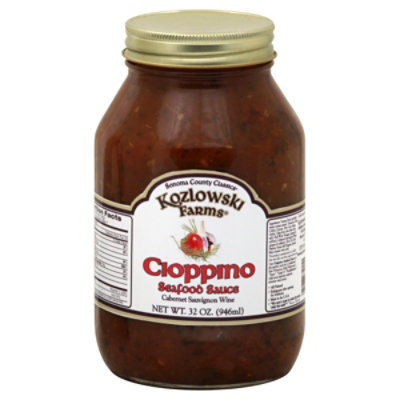 Kozlowski Farms Sauce Seafood Cioppino - 32 Oz