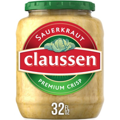 Claussen Premium Crisp Sauerkraut Jar - 32 Fl. Oz.