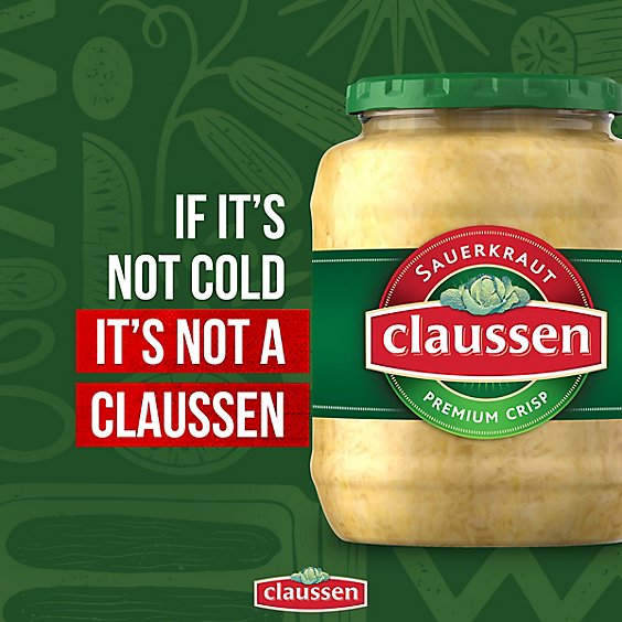 Claussen Premium Crisp Sauerkraut Jar - 32 Fl. Oz.