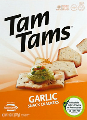 Tam Tams Garkic Tam Tam Cracker - 9.6 Oz - Image 2