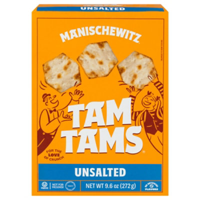 Tam Tams Unsalted Tam Tam Cracker - 9.6 Oz - Image 2