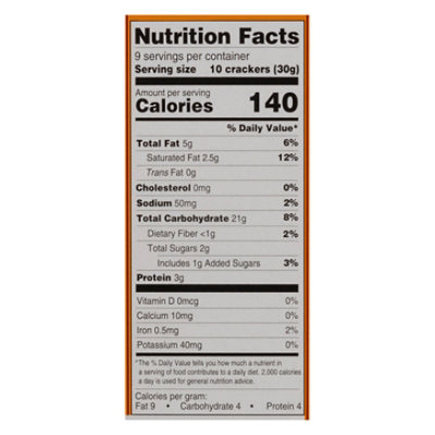 Tam Tams Unsalted Tam Tam Cracker - 9.6 Oz - Image 3