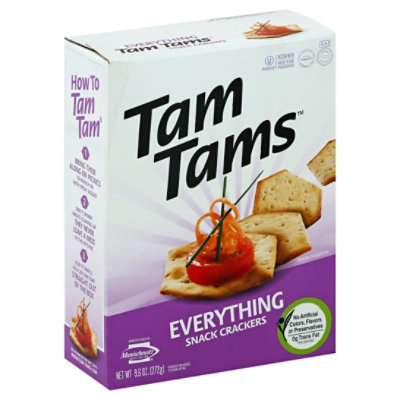 Manischewitz Everything Tam Tam Cracker - 9.6 Oz