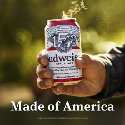 Budweiser American Lager Beer in Cans - 8 - 16 Fl. Oz. - Image 4