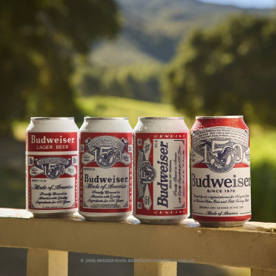 Budweiser American Lager Beer in Cans - 8 - 16 Fl. Oz. - Image 5