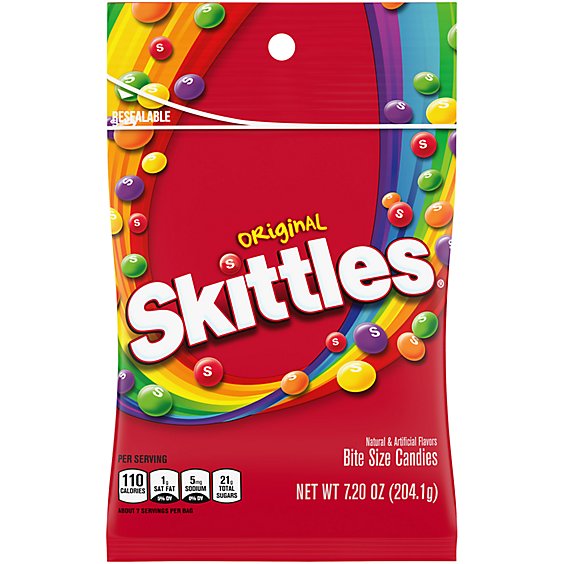Skittles Original Candy Bag - 7.2 Oz