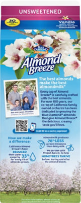 Almond Breeze Unsweetened Vanilla Almond Milk - 64 Oz - Image 5