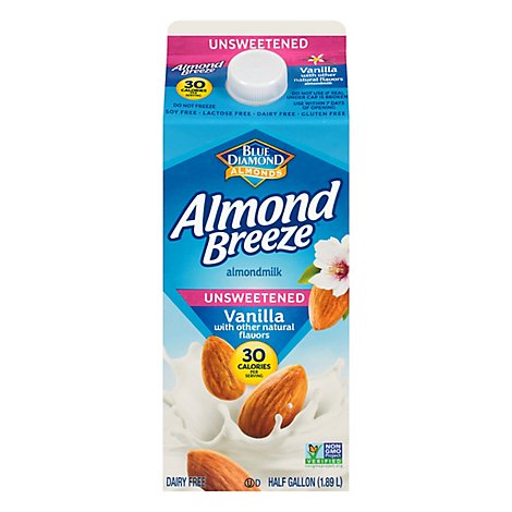 almond unsweetened albertsons almondmilk