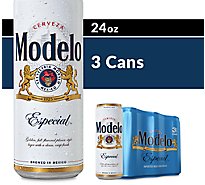 Modelo Especial Mexican Lager Beer Cans 4.4% ABV - 3-24 Fl. Oz.