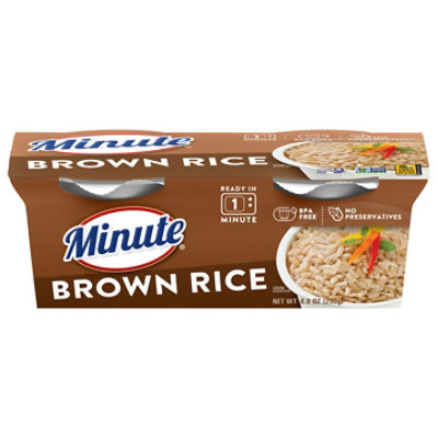 Minute Brown Rice Ready to Serve In Cup 2 Count - 8.8 Oz - Image 1