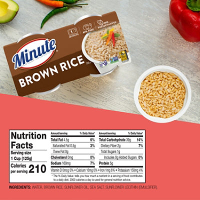 Minute Brown Rice Ready to Serve In Cup 2 Count - 8.8 Oz - Image 5