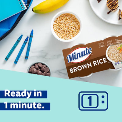 Minute Brown Rice Ready to Serve In Cup 2 Count - 8.8 Oz - Image 3