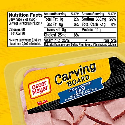 Oscar Mayer Carving Board Slow Cooked Ham Sliced Lunch Meat Tray - 7.5 Oz - Image 7