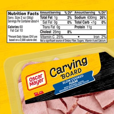 Oscar Mayer Carving Board Slow Cooked Ham Sliced Lunch Meat Tray - 7.5 Oz - Image 7