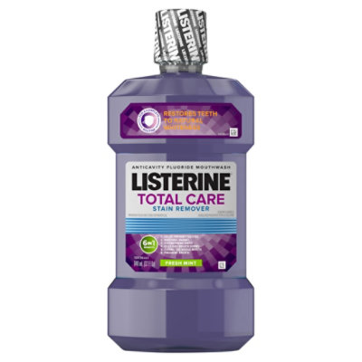 LISTERINE Total Care Mouthwash Anticavity Stain Remover - 32 Fl. Oz. - Image 1