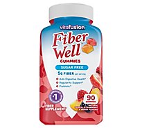 Vitafusion Fiber Well Sugar Free Dietary Supplement Gummy - 90 Count