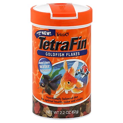 Tetra Fish Food TetraFin Goldfish Flakes Jar - 2.2 Oz - Image 1
