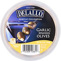 DeLallo Olives Stuffed Garlic - 5 Oz - Image 2