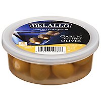 DeLallo Olives Stuffed Garlic - 5 Oz - Image 1