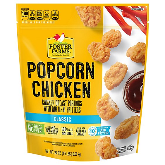 Foster Farms Popcorn Chicken - 24 Oz