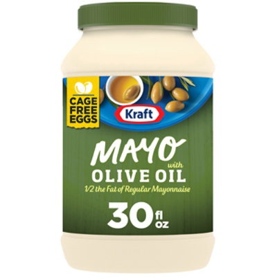 Kraft Mayo with Olive Oil Reduced Fat Mayonnaise Jar - 30 Fl. Oz. - Image 1