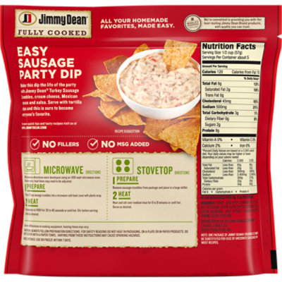 Jimmy Dean Fully Cooked Turkey Sausage Crumbles - 9.6 Oz - Image 8